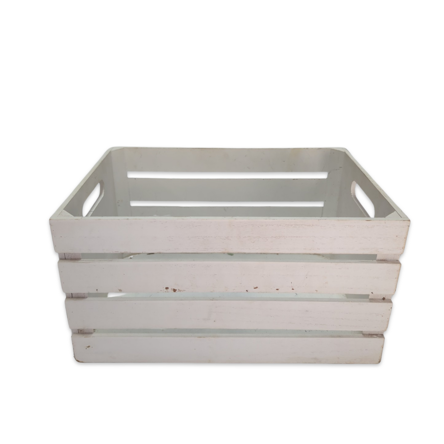 White Wooden Crate