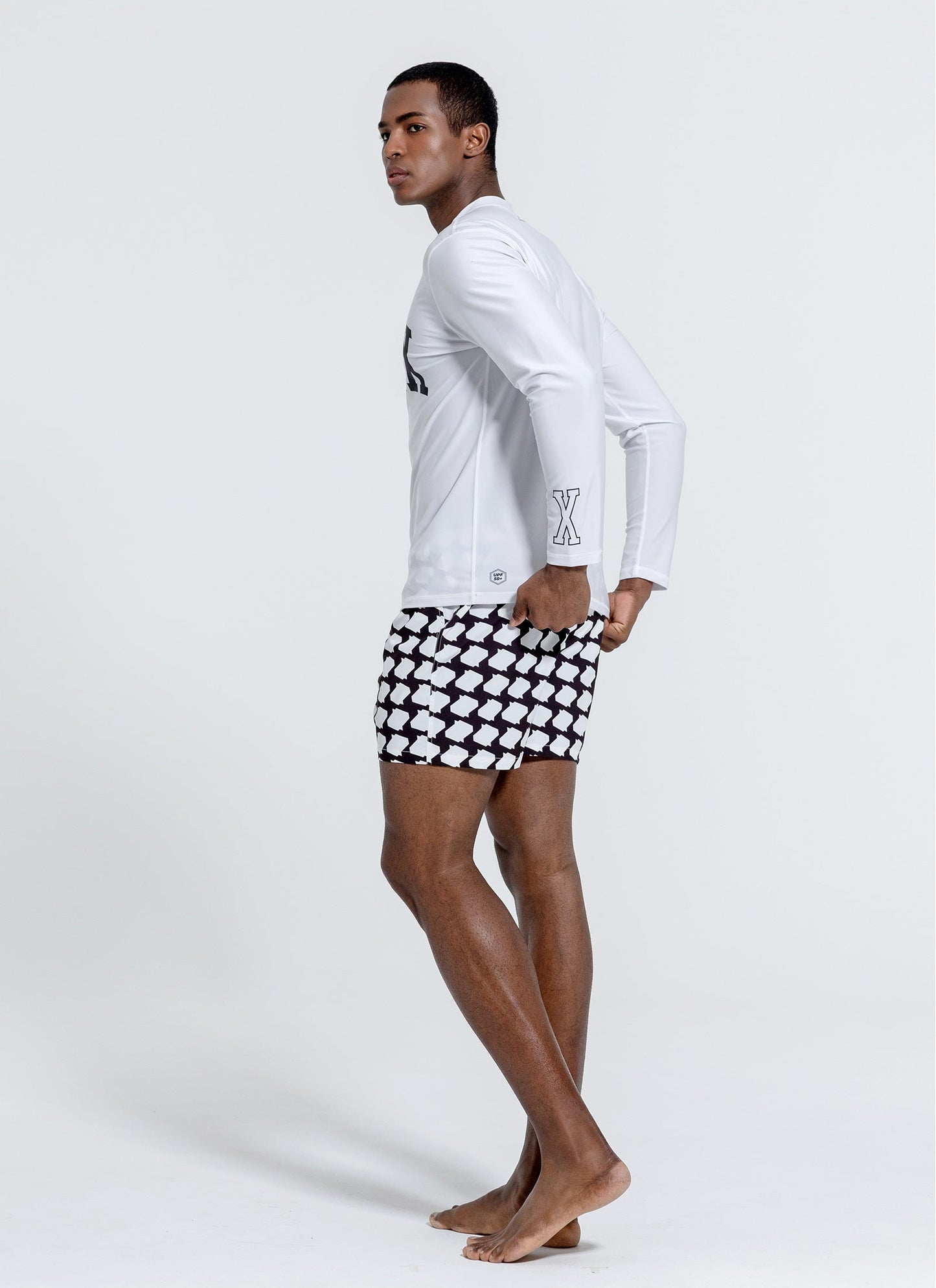 Arch Logo Zip-up Rash Guard