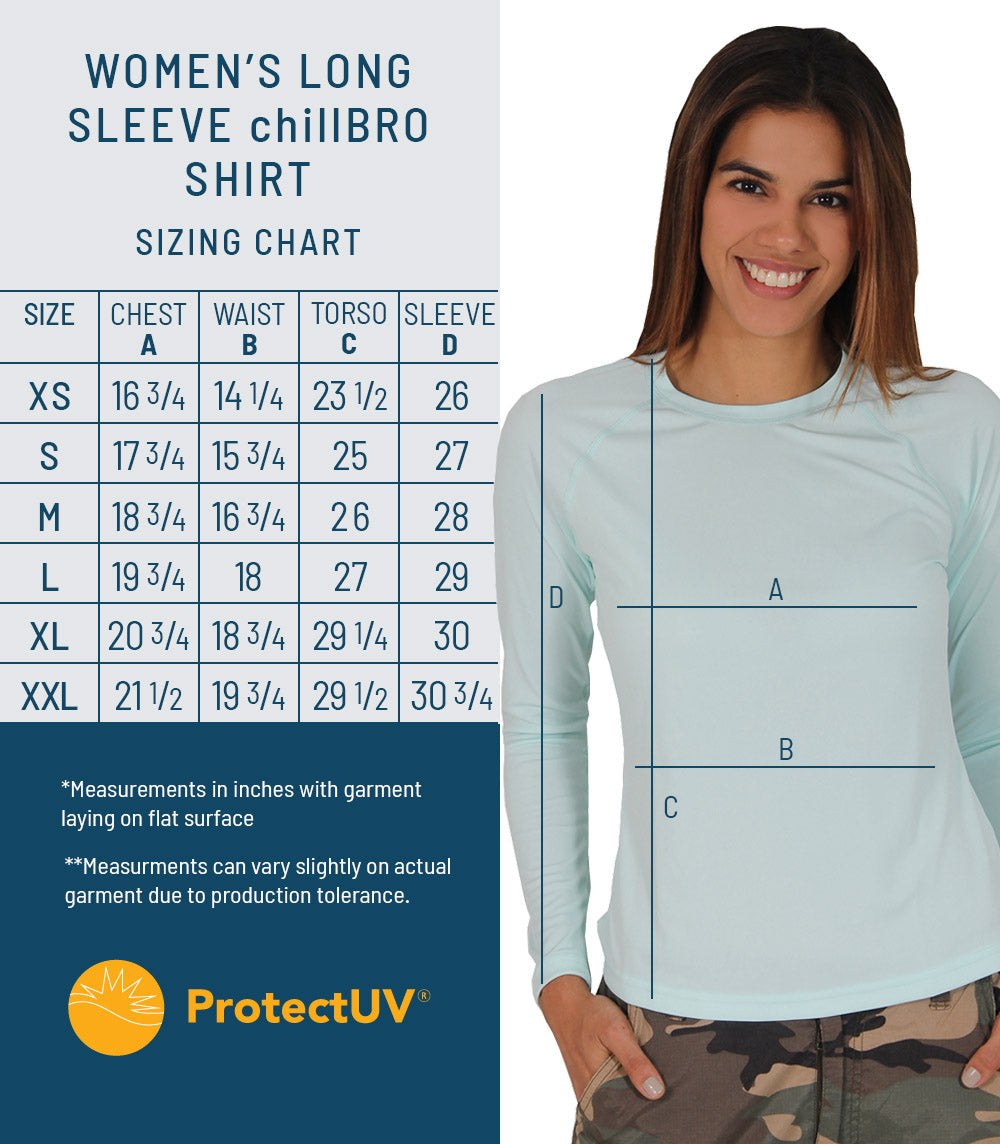 chillBRO® by Denali: Ladies Long Sleeve Sun Protective Shirt