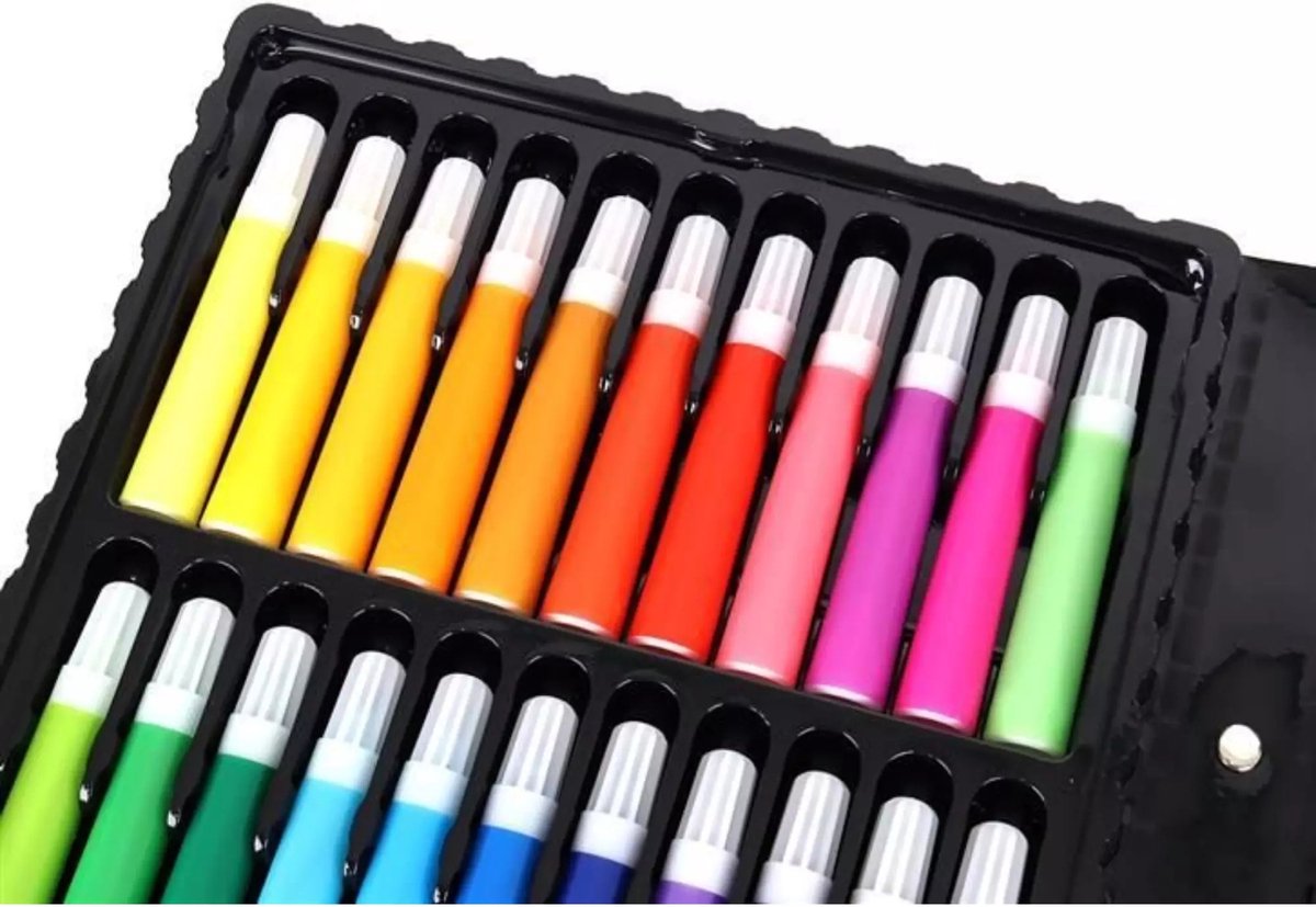 Tekenset - 86-delig - Kinderen - Tekenen - Tekenpakket