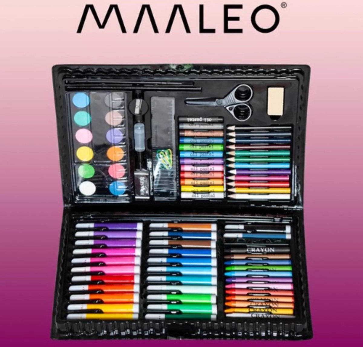 Tekenset - 86-delig - Kinderen - Tekenen - Tekenpakket