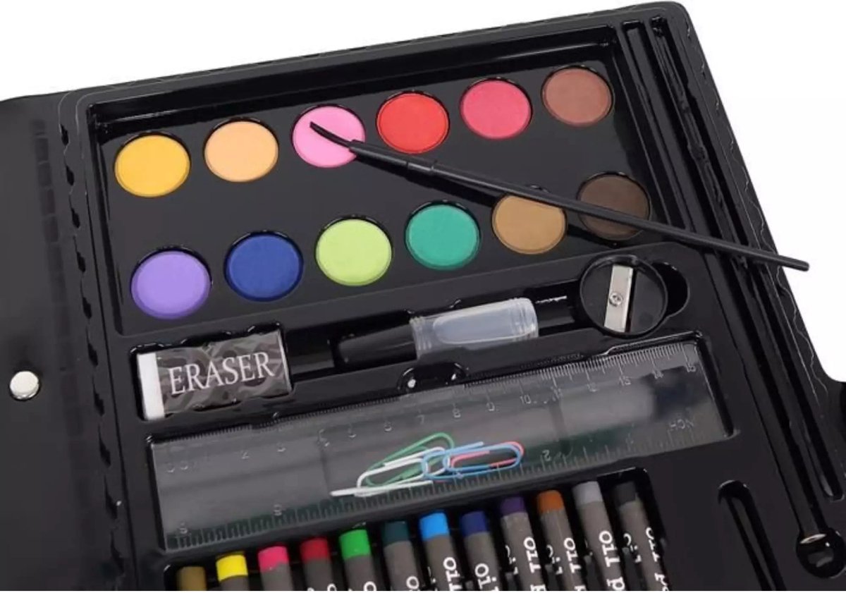 Tekenset - 86-delig - Kinderen - Tekenen - Tekenpakket
