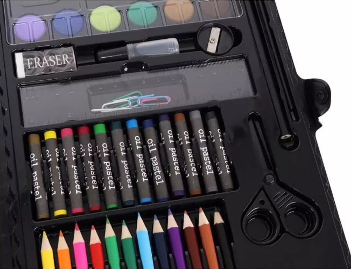 Tekenset - 86-delig - Kinderen - Tekenen - Tekenpakket
