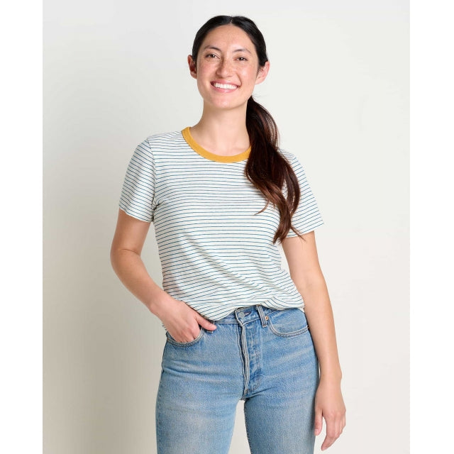 Women's Ws Grom Ringer SS Crew