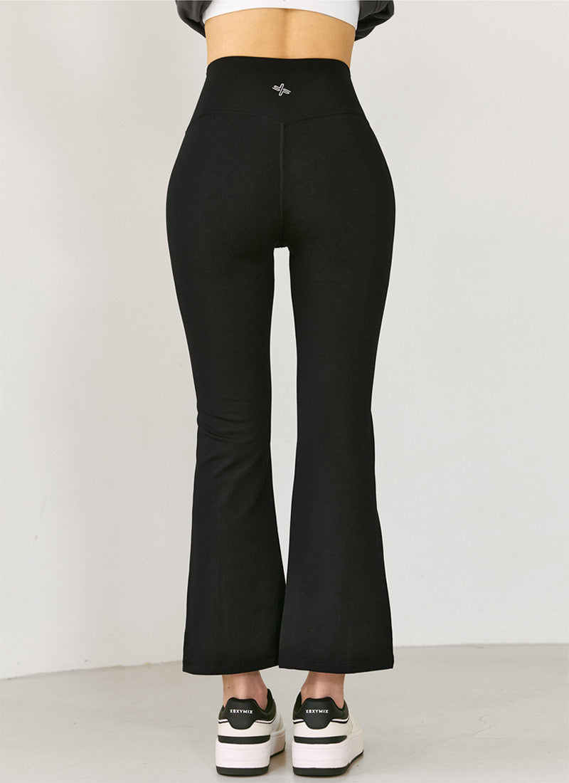[Only New Member]XELLA Napping Boots Cut Slit Pants