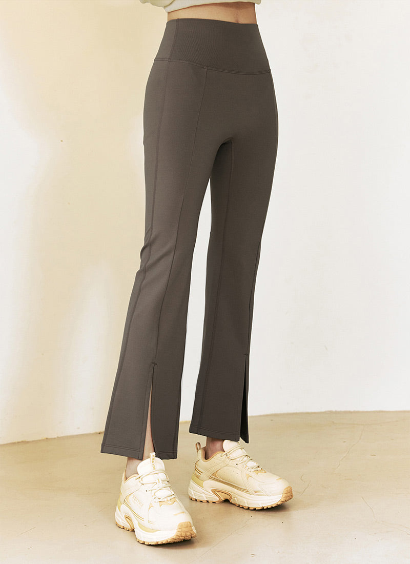 [Only New Member]XELLA Napping Boots Cut Slit Pants