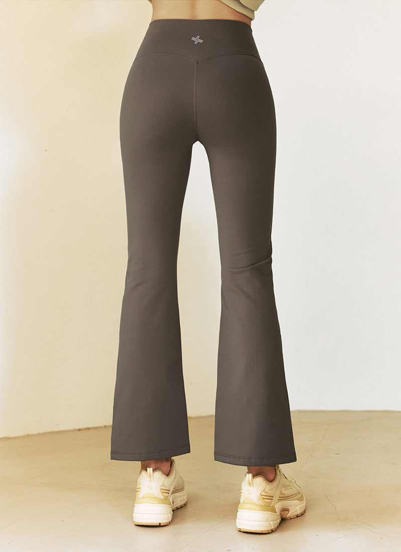 [Only New Member]XELLA Napping Boots Cut Slit Pants