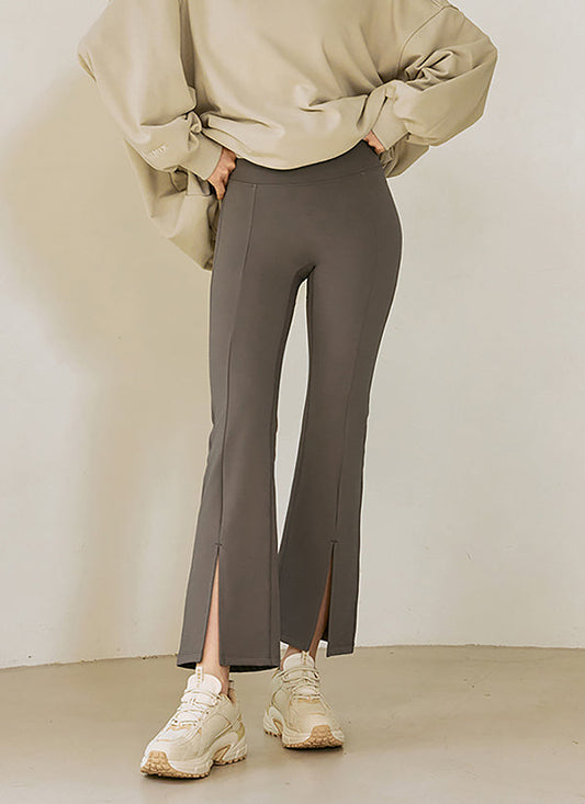 [Only New Member]XELLA Napping Boots Cut Slit Pants