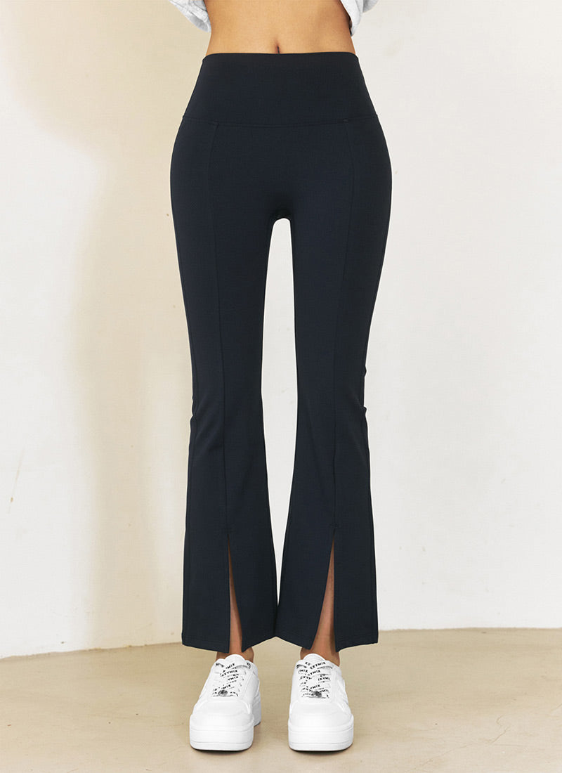 [Only New Member]XELLA Napping Boots Cut Slit Pants