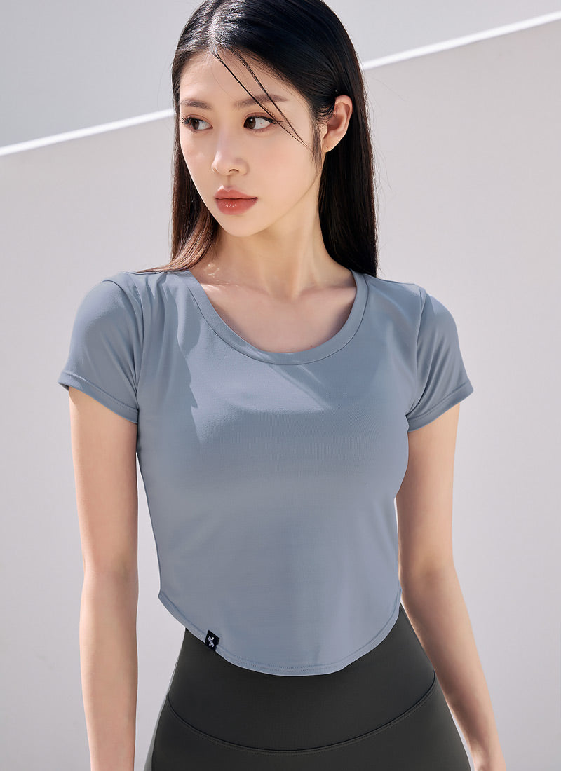 [1+1] XELLA™ Light Round Crop Top