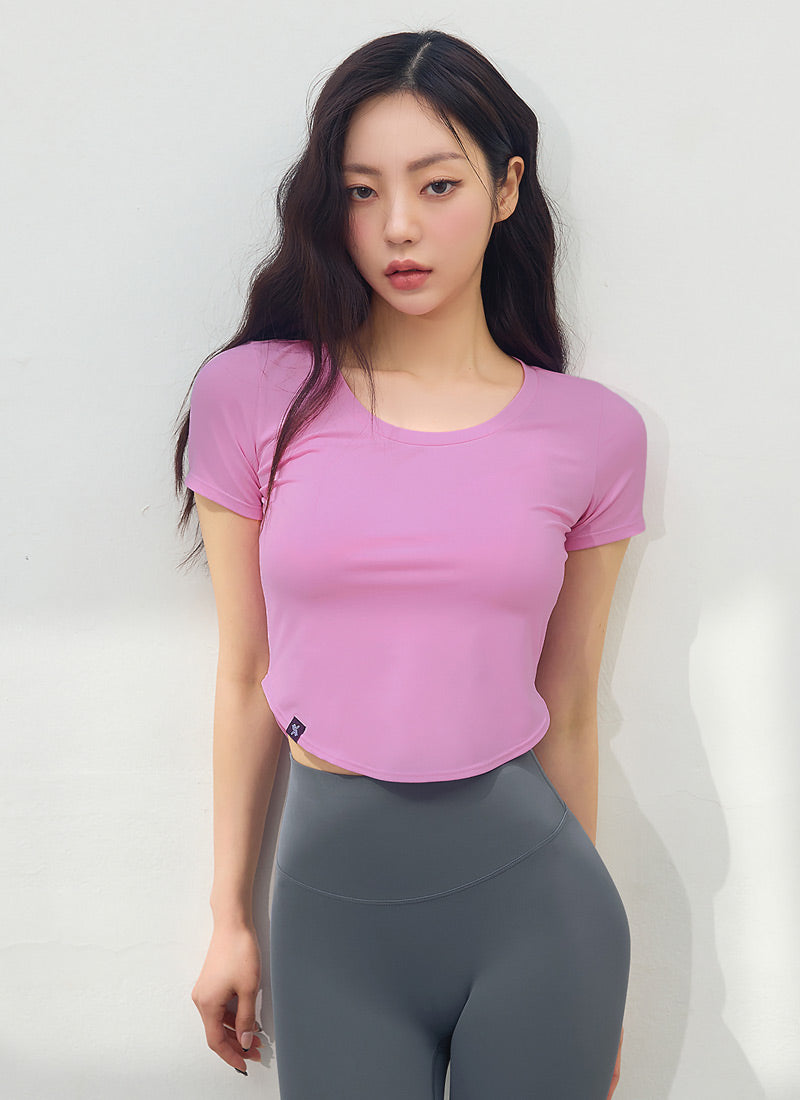 [1+1] XELLA™ Light Round Crop Top