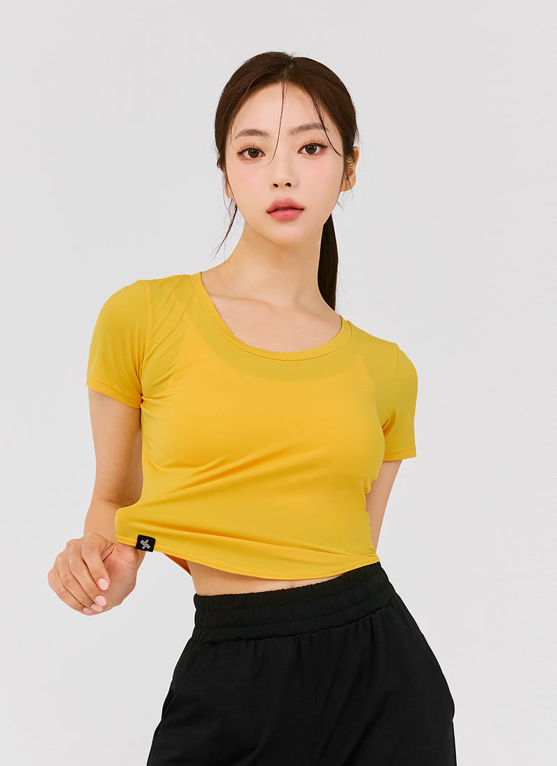 [1+1] XELLA™ Light Round Crop Top