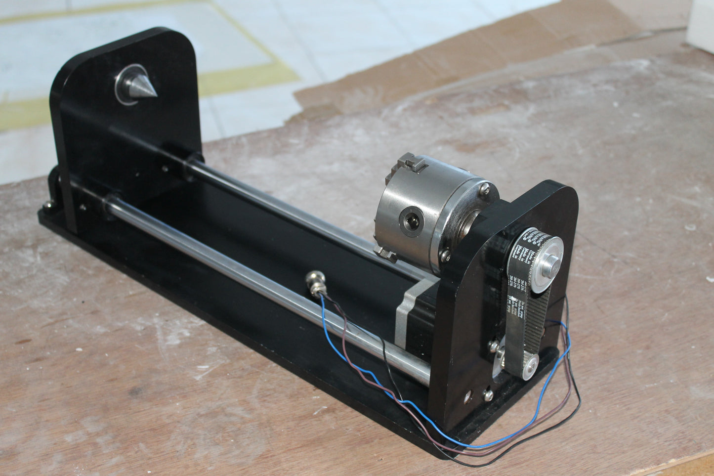 Rotary Attachment NEMA 23 DC 36V For Laser Machine
