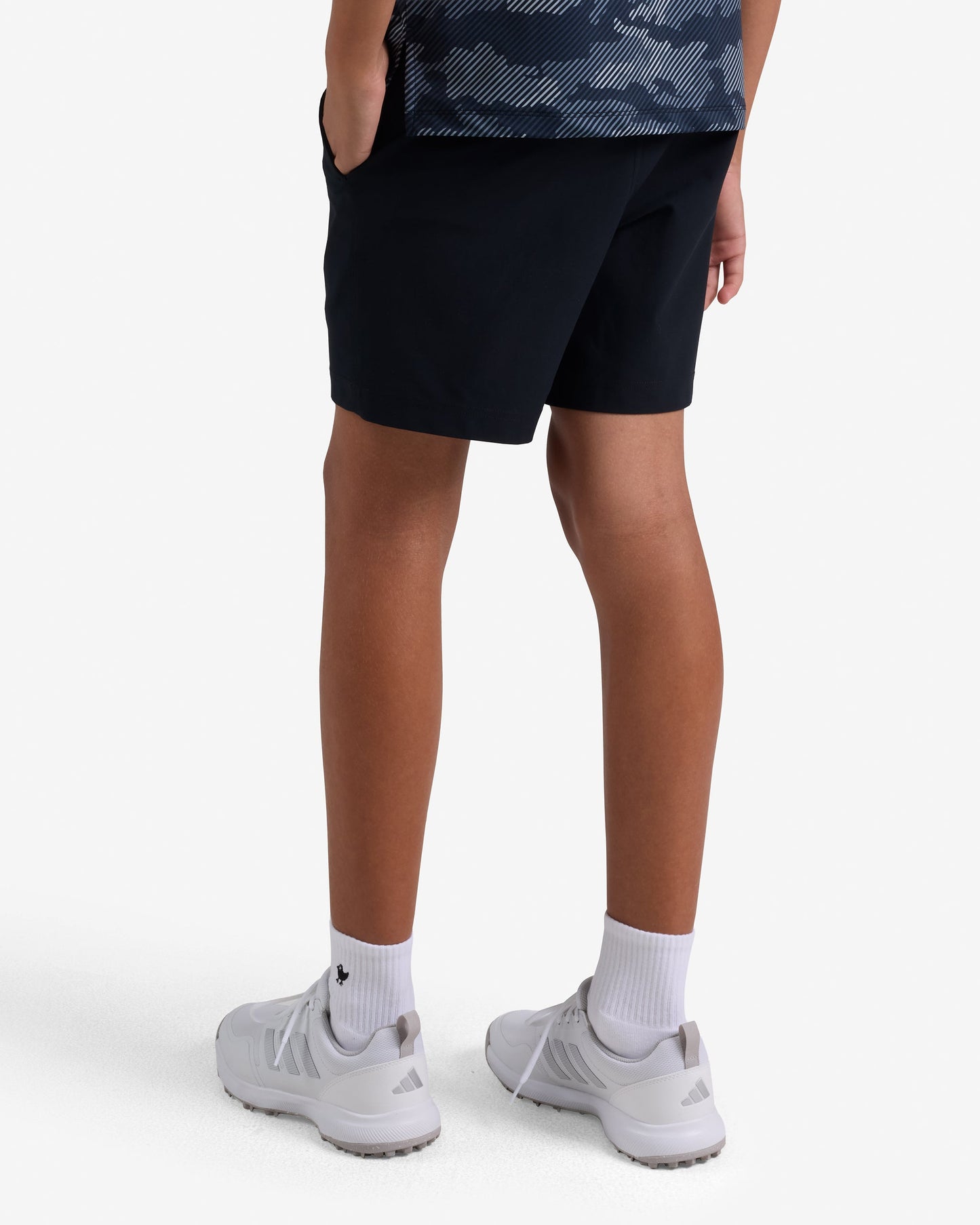 Youth Golf Short - Black