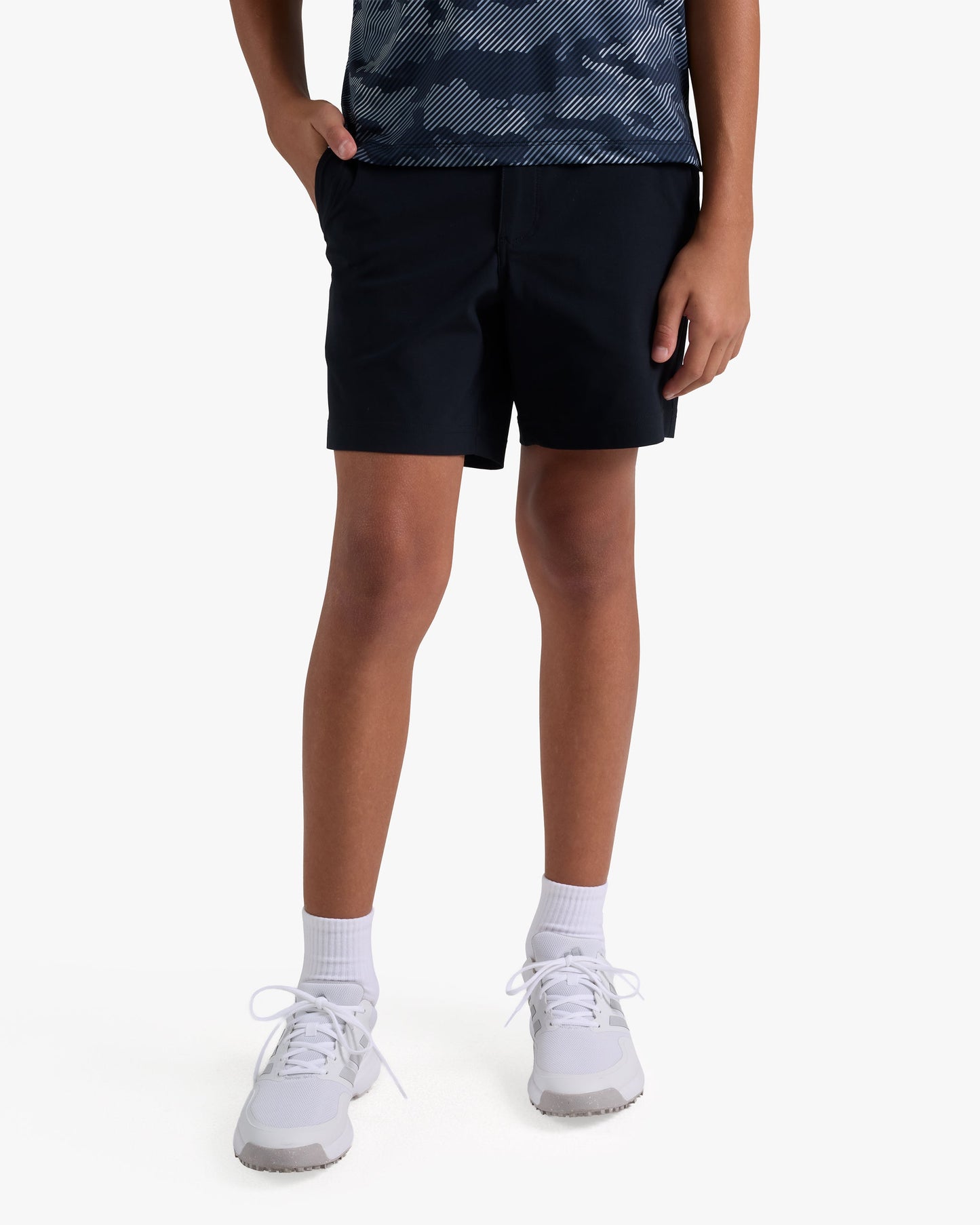 Youth Golf Short - Black