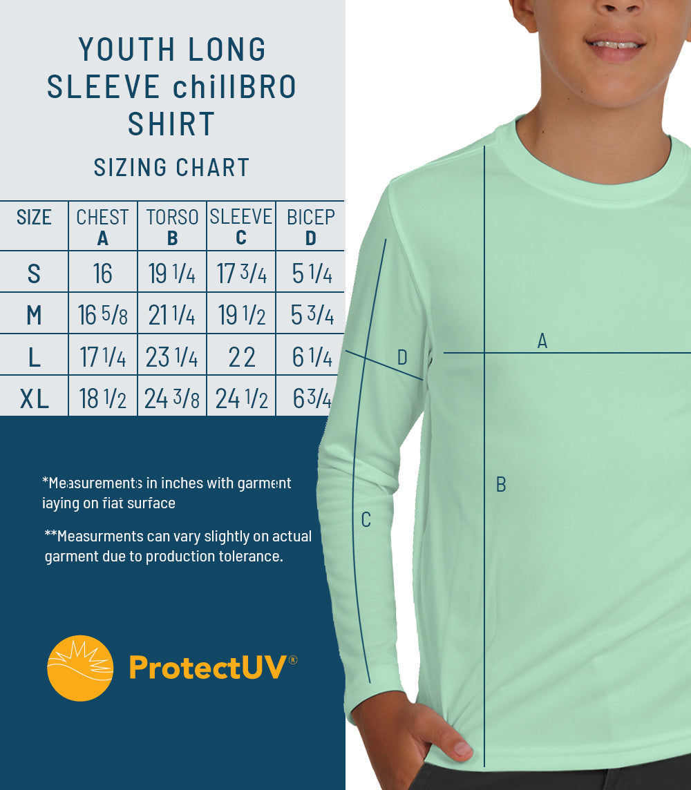 chillBRO® by Denali: Youth Long Sleeve Sun Protective Shirt